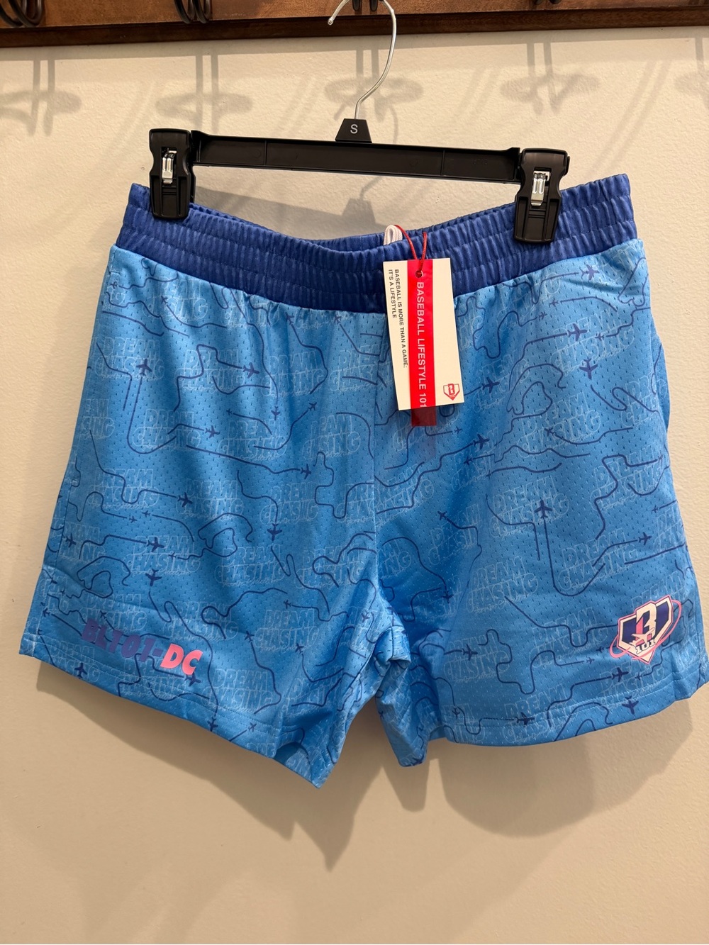 Baseball Lifestyle 101 Athletic Blue Dream Chasing Shorts - Men’s Small